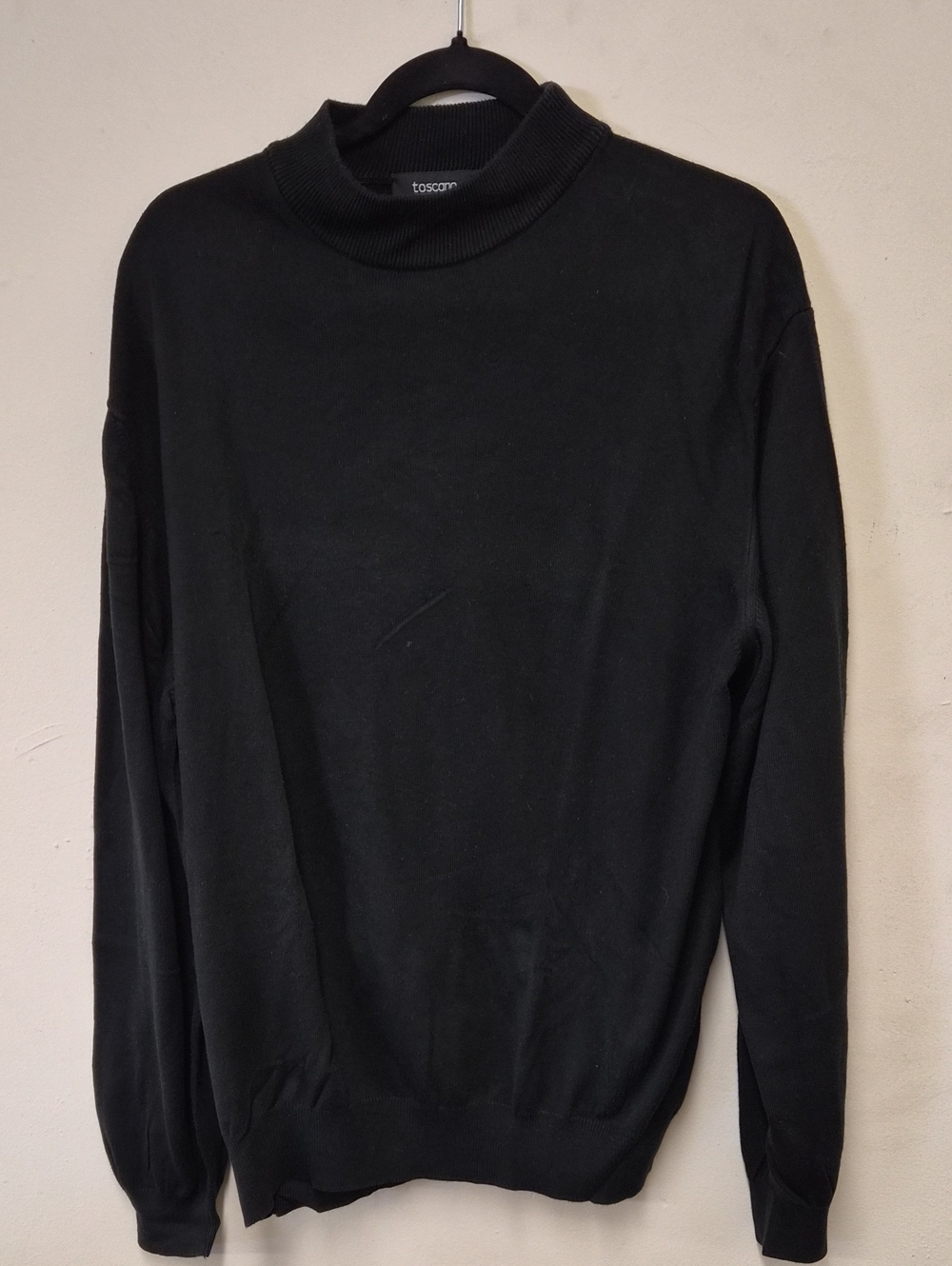 Toscana Men's Black Mock Neck Sweater Size XL